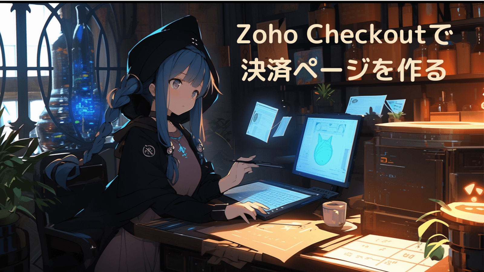Zoho Checkoutによる決済ページ